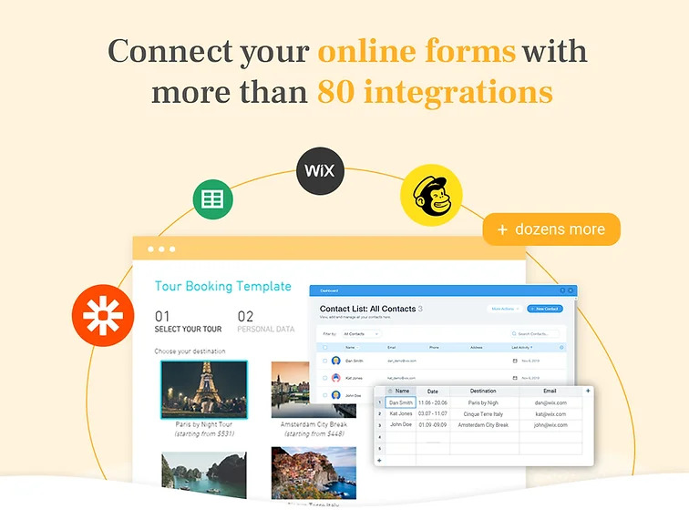 123 form builder for wix
