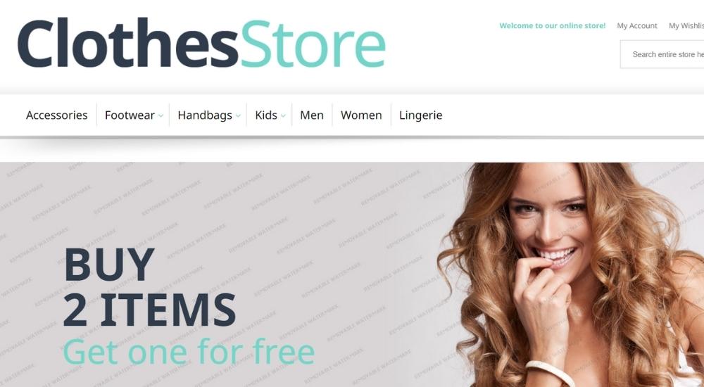 ClothesStore theme for Magento 2 ClothesStore theme for Magento