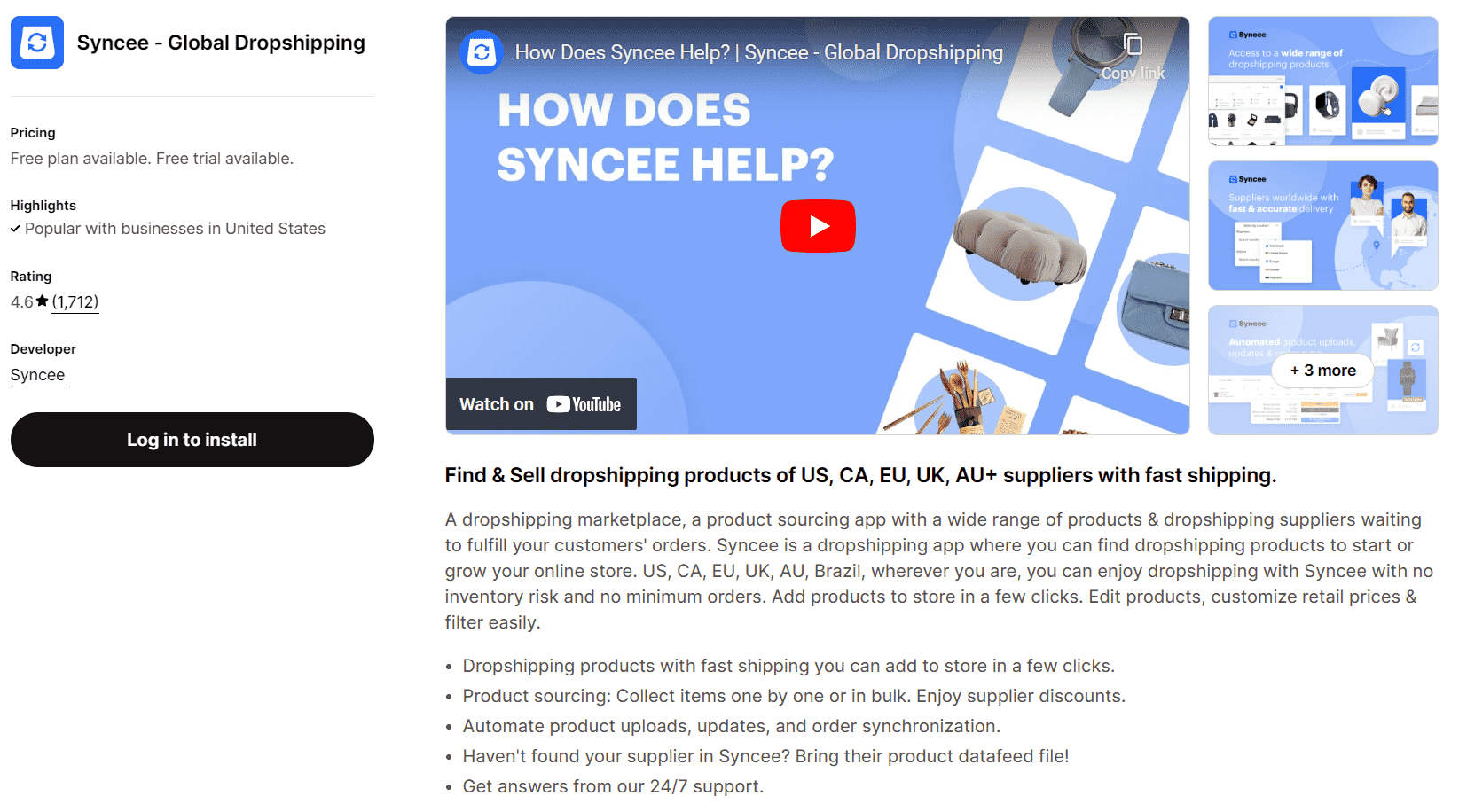 Syncee Shopify Dropshipping Apps