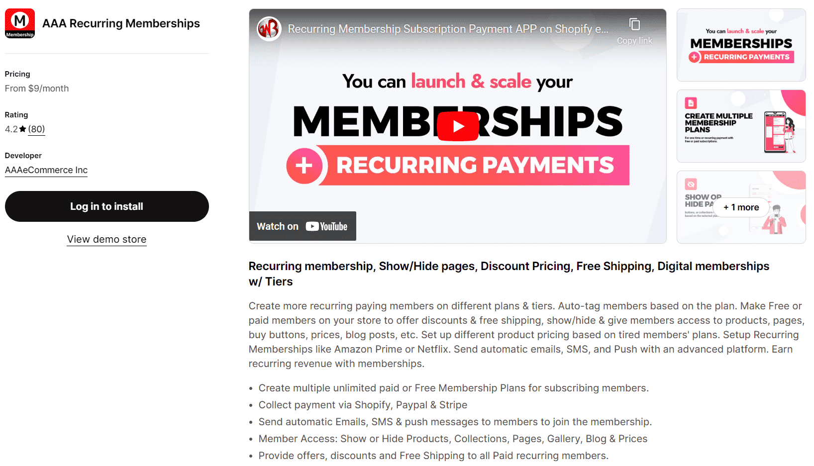 AAA Membership Subscriptions