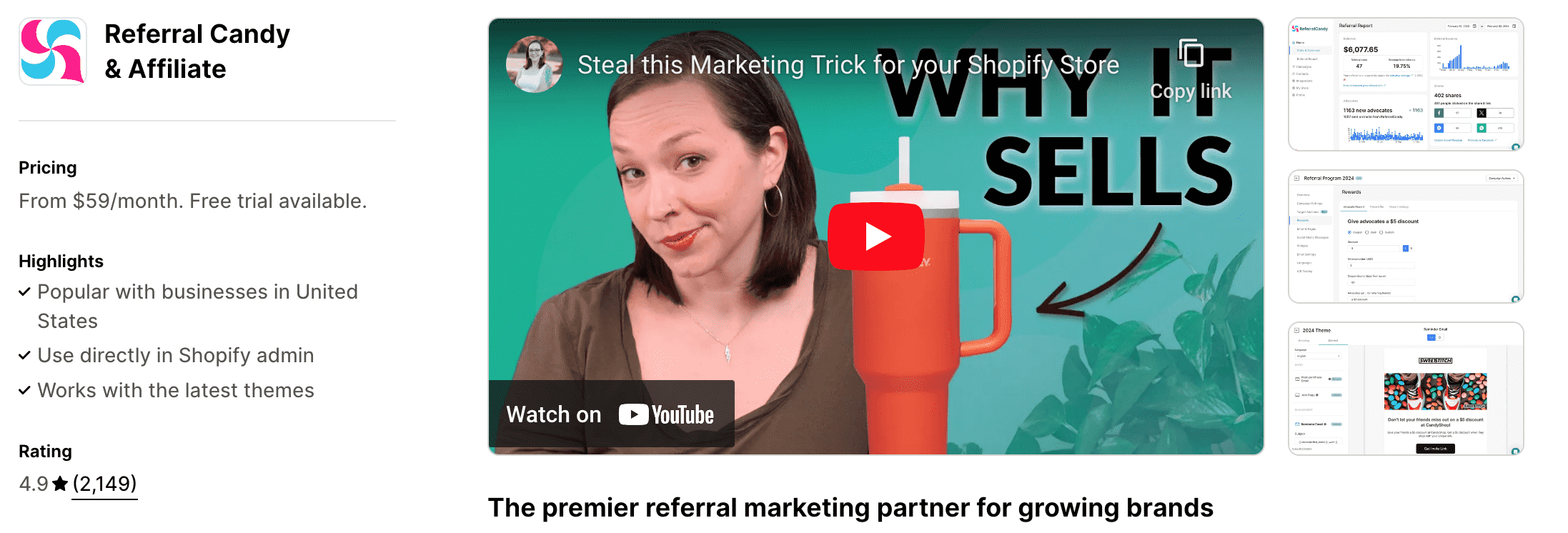 Referral Candy Shopify Affiliate Marketing App