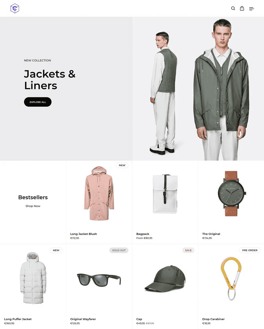Shopify ecommerce themes - Split