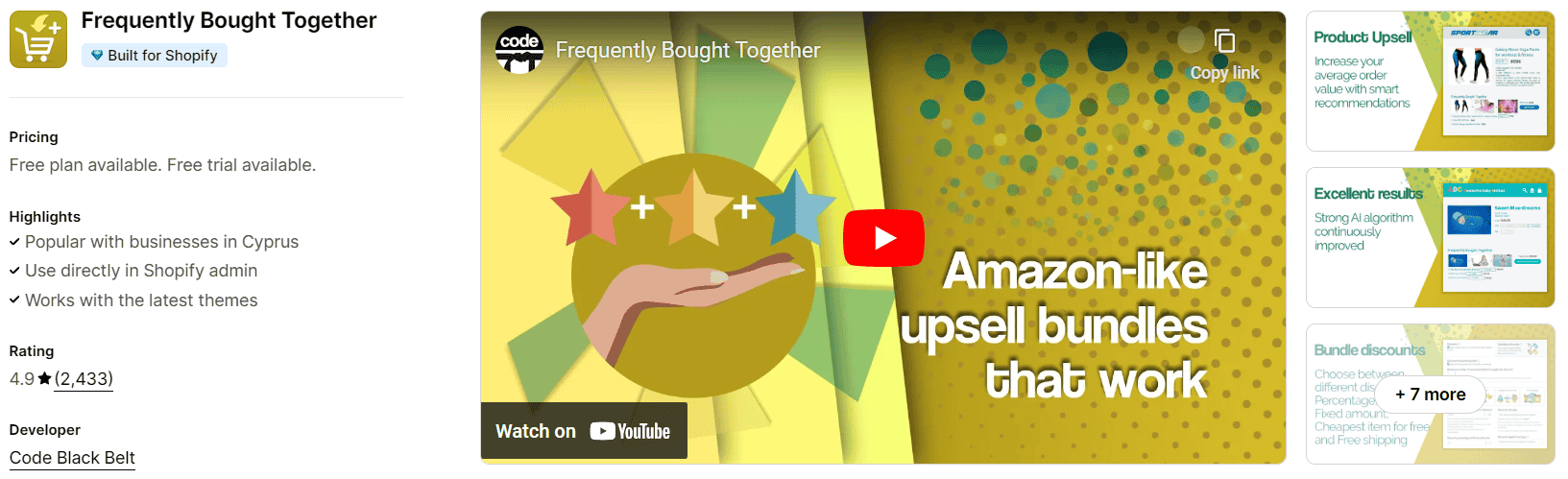 Frequently Bought Together - a Shopify Upsell App Frequently Bought Together - a Shopify Upsell App