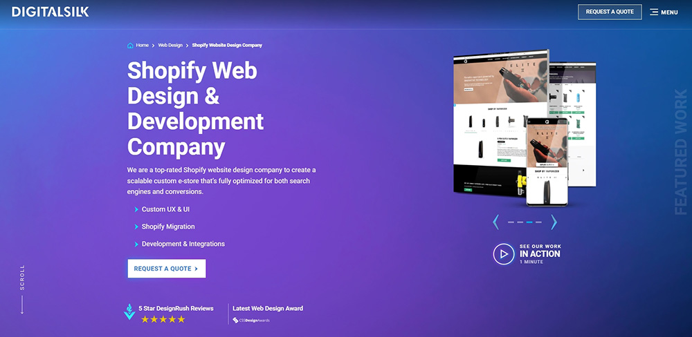 Shopify plus agencies - Digital Silk Digital Silk Solutions shopify plus agency