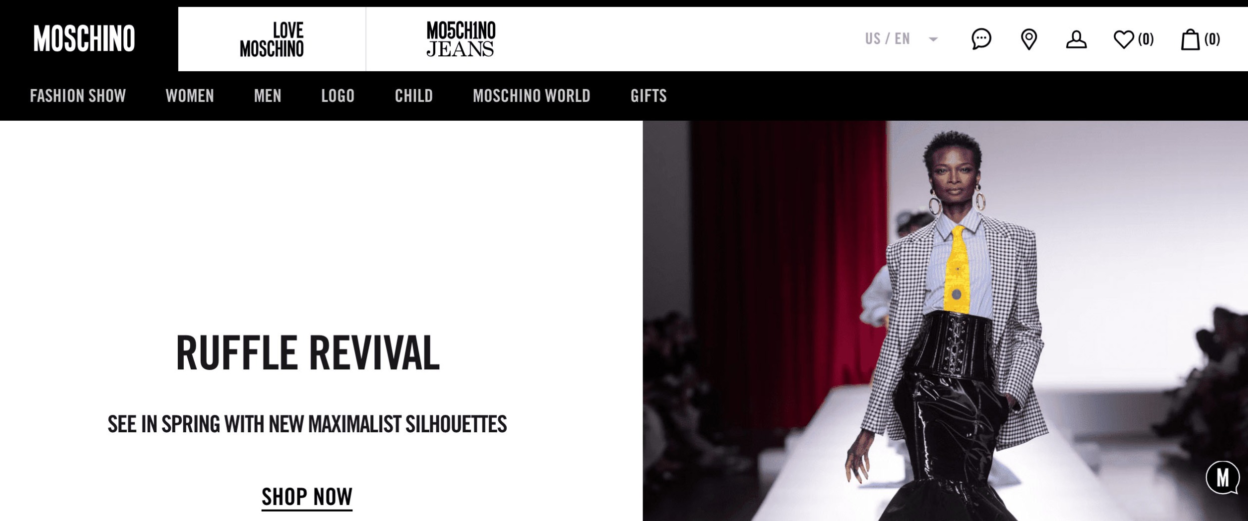 Moschino Magento Website