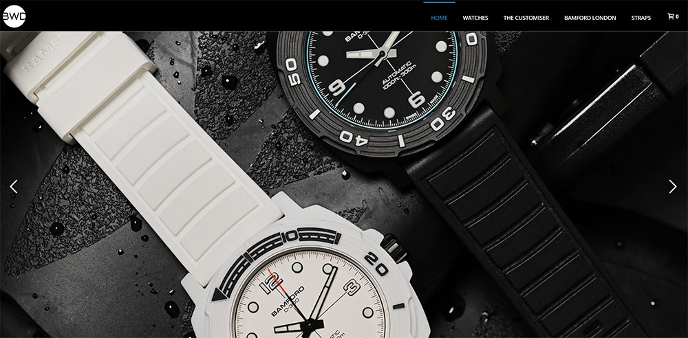 Best WooCommerce Websites: Bamford Watch Department