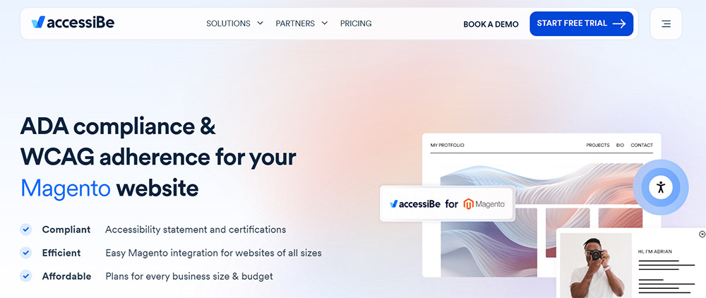 accessiBe Magento Extension - Magento Accessibility Plugin accessiBe Magento Extension