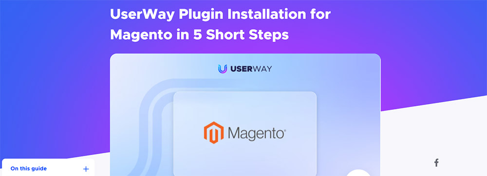 UserWay Accessibility Widget for Magento UserWay Accessibility Widget for Magento