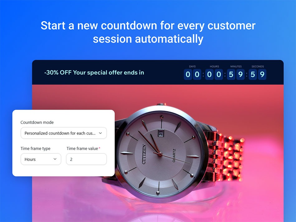 Ecwid countdown timer by amasty - Personalized timers Ecwid countdown timer by amasty - Personalized timers