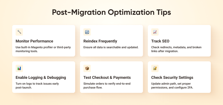 Magento Post-Migration Steps