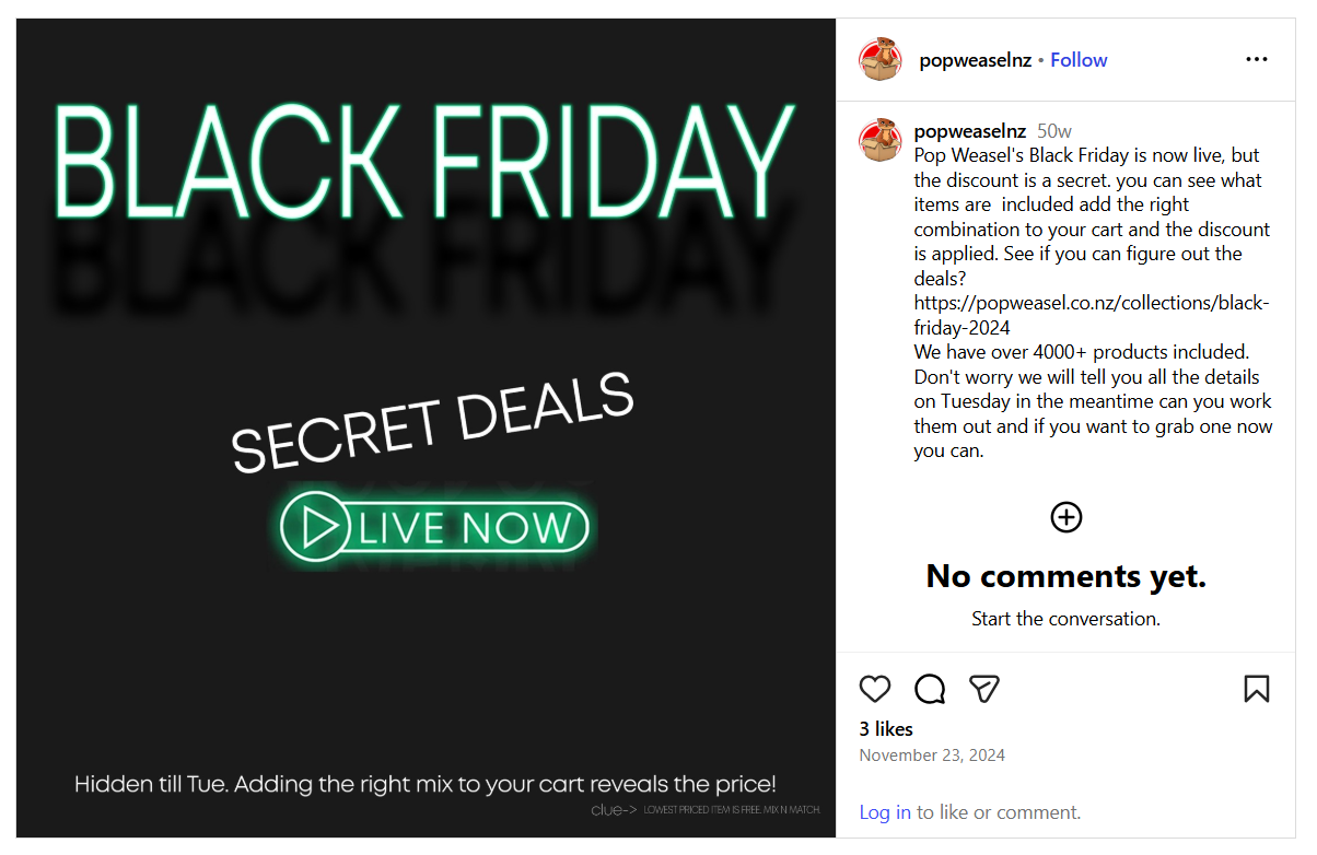 12. Surprise restocks / secret items