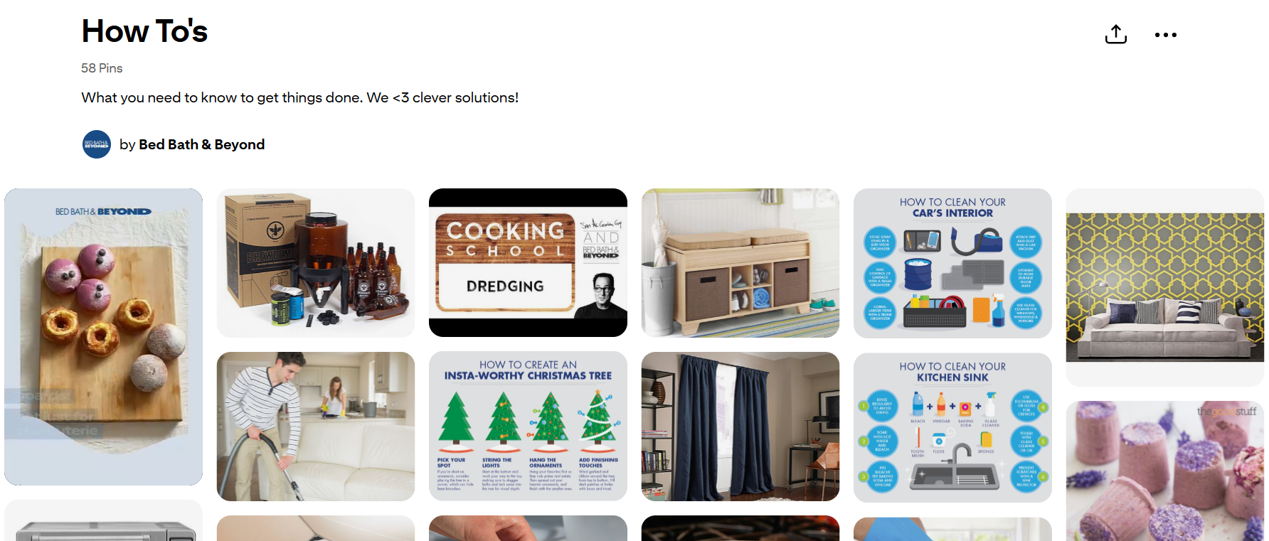 Ho-to's - a Pinterest board idea