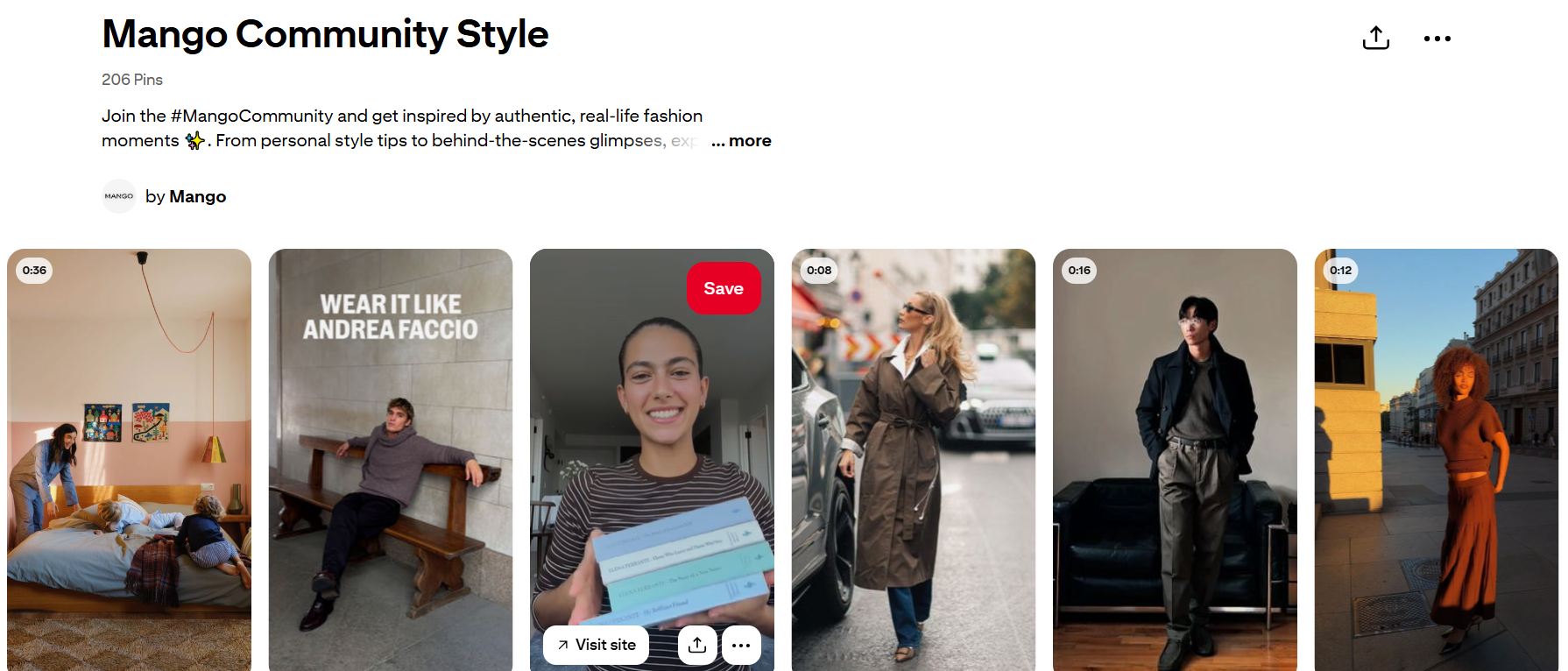 Looks for Pinterest board ideas