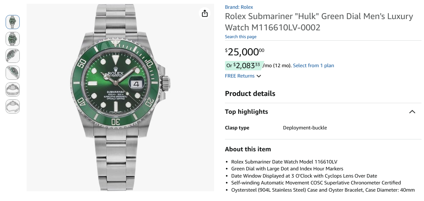 Rolex Submariner 