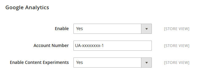 Enable Google Analytics in Magento 2