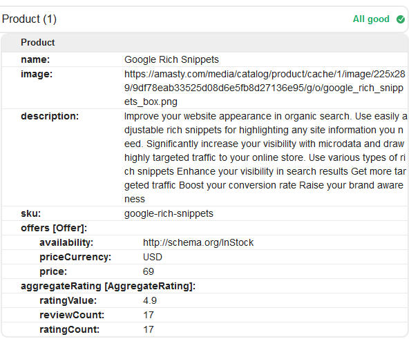 Magento 2 SEO Google Rich Snippets by Amasty