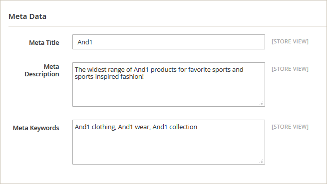 navigation m2 attribute metadata new