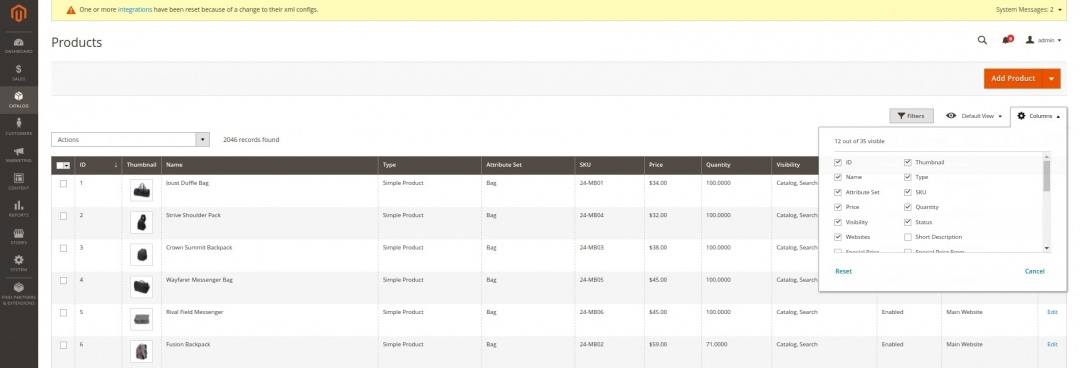 the tag sticky locks the magento 2 upper menu the tag sticky locks the magento upper menu