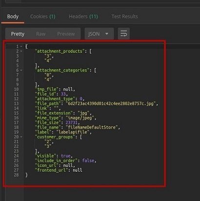 the response request is positive in magento