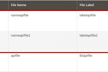 compare it with magento product attachments settings