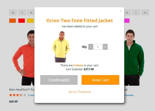 shopping cart example