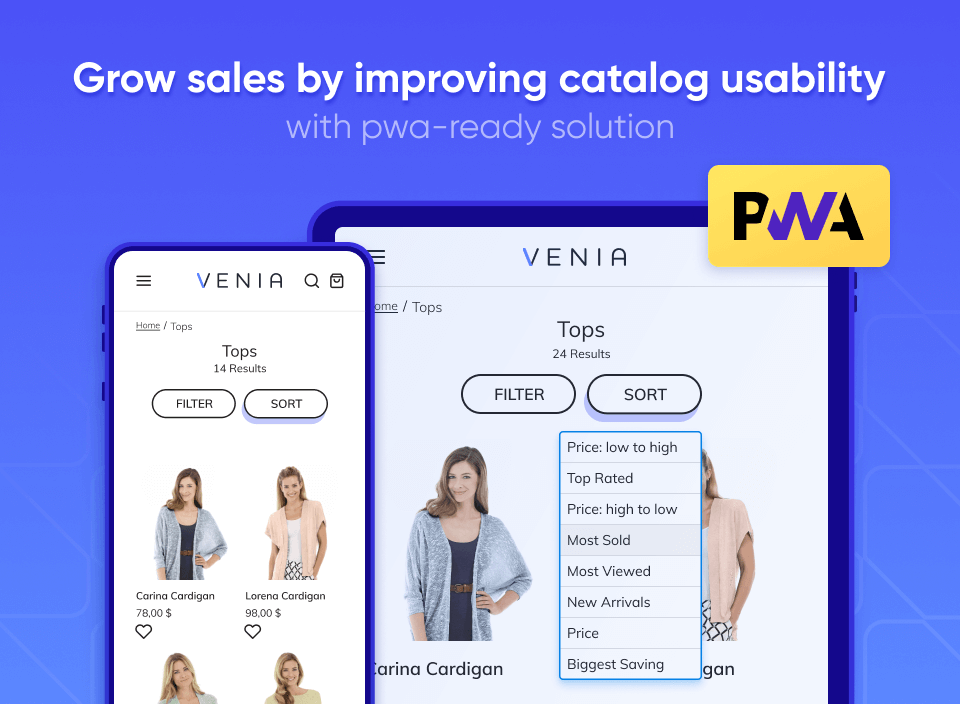 Get more orders with PWA-ready solution