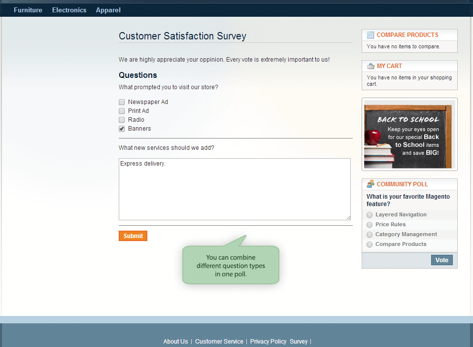 various question types