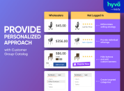 build an individual pricing strategy with customer group catalog