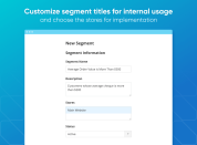 add segments for multiple purposes