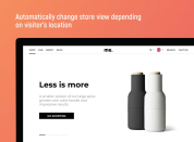 auto-redirect users to a specific store view according to their location