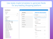 utilize pre-created feed templates 