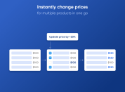 change prices for several products in one click