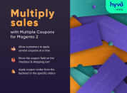 get more promo opportunities with the multiple coupons extension
