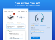 indicate omnibus prices on the product and category pages