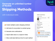 easily create highly-customized shipping methods