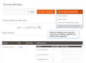 use a smart algorithm for the minimal delivery cost