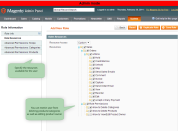 specify role resources and restrict from deletion