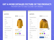 show products sfrom the several sides right from the cateory page