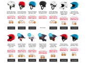 out of stock crossed swatches on a category page