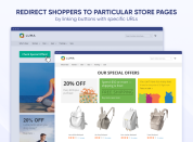 redirect shoppers to particular store pages