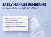 set custom number for the magento order