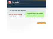 magento custom order number thank you page