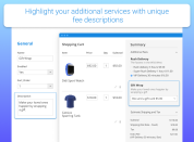 use unique fee descriptions to highlight your additional service