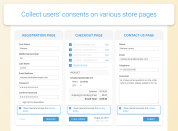 get users' consent in one click
