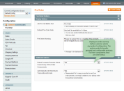 configure additional options