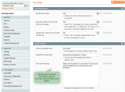 specify pre order button text as well as the warning message