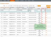 display account statuses