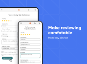 leave and read product reviews from any device