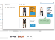 'add to cart' button in the search results window