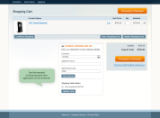 see frontend example of shipping table rates application in magento.